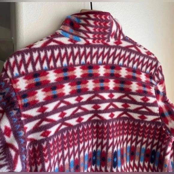 Patagonia Women's Synchilla Snap-T Fleece Pullover Kuta Klash Dark Current XS - Picture 7 of 7